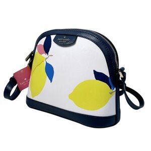 Kate Spade Sylvia Lemon Zest Dome Crossbody Bag NWT